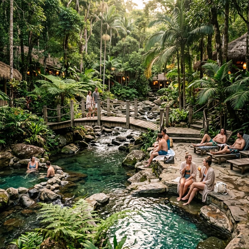 Guests relaxing